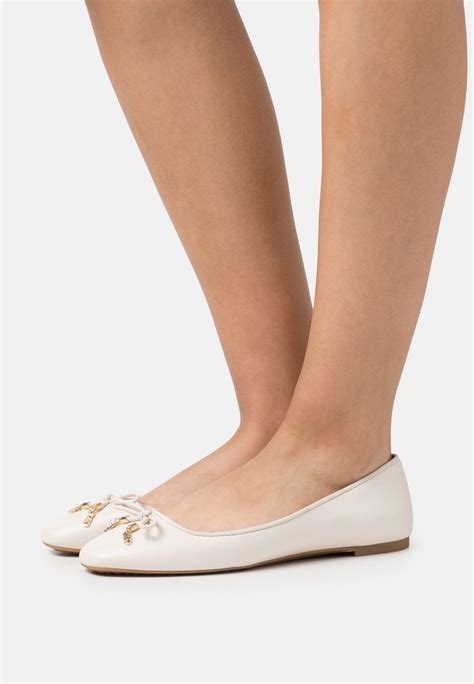 michael kors ballerinas weiss|michael kors nori ballet flat.